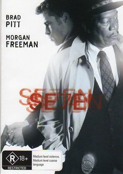 Cat. No. DVDM 1281: SE7EN ~ BRAD PITT / MORGAN FREEMAN. WARNER BROS. 1000352590.