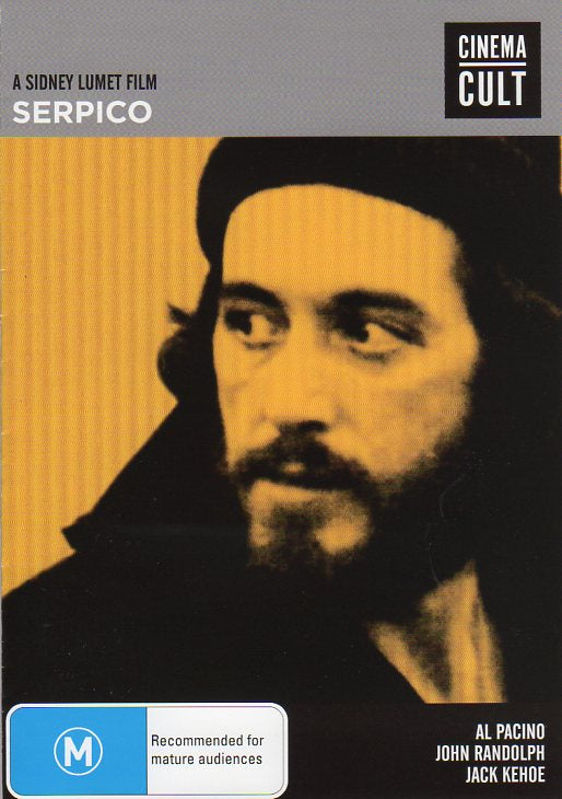 Cat. No. DVDM 1345: SERPICO ~ AL PACINO / JOHN RANDOLPH / JACK KEHOE. PARAMOUNT / SHOCK KAL4411.E