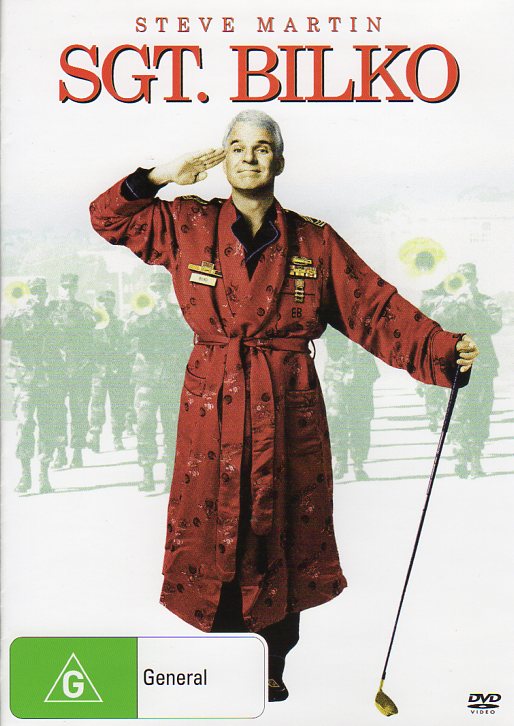 Cat. No. DVDM 1707: SGT. BILKO ~ STEVE MARTIN / DAN AYKROYD / PHIL HARTMAN. UNIVERSAL / SHOCK KAL3951