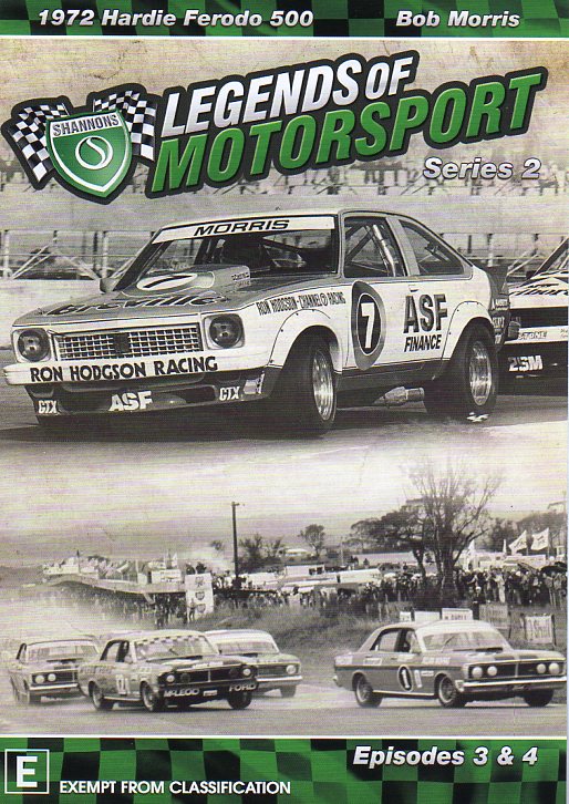 Cat. No. DVDS 1007: SHANNONS LEGENDS OF MOTORSPORT: EPISODES 3 & 4. CHEVRON MARKETING SLOM8.