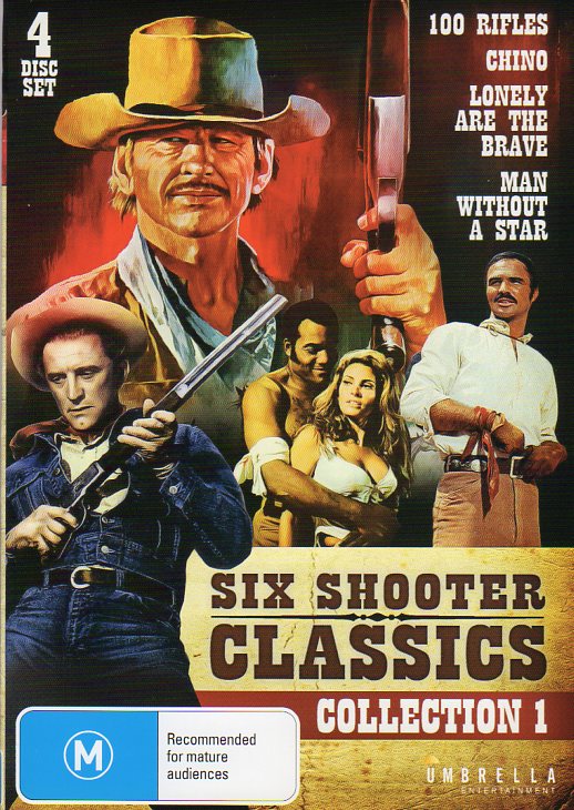 Cat. No. DVDM 1679: SIX SHOOTER CLASSICS. VOL. 1. ~ VARIOUS ACTORS. 20TH CENTURY FOX / UNIVERSAL / UMBRELLA DAVID3635.