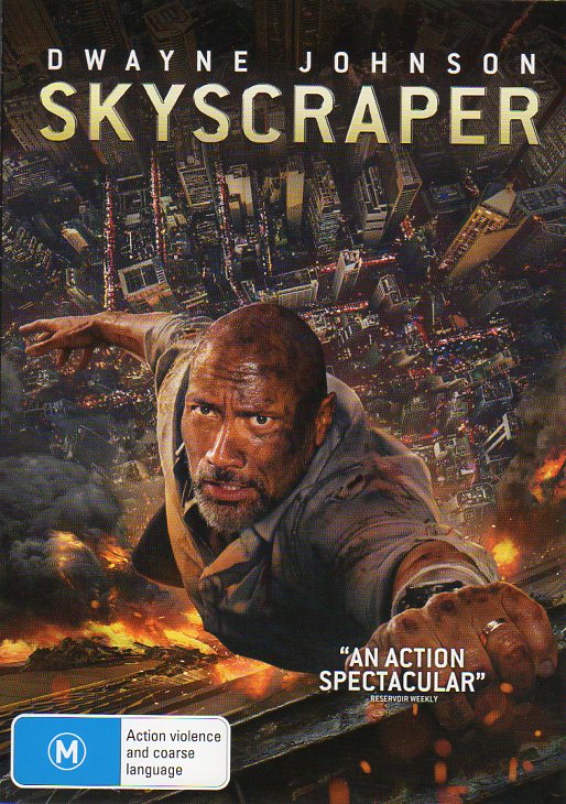 Cat. No. DVDM 1251: SKYSCRAPER ~ DWAYNE JOHNSON / NEVE CAMPBELL. UNIVERSAL / SONY DJ4918.