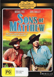 Cat. No. DVDM 1300: SONS OF MATTHEW ~ MICHAEL PATE / JOHN O'MALLEY / WENDY GIBB. GREATER UNION / UNIVERSAL / UMBRELLA DAVID3181.