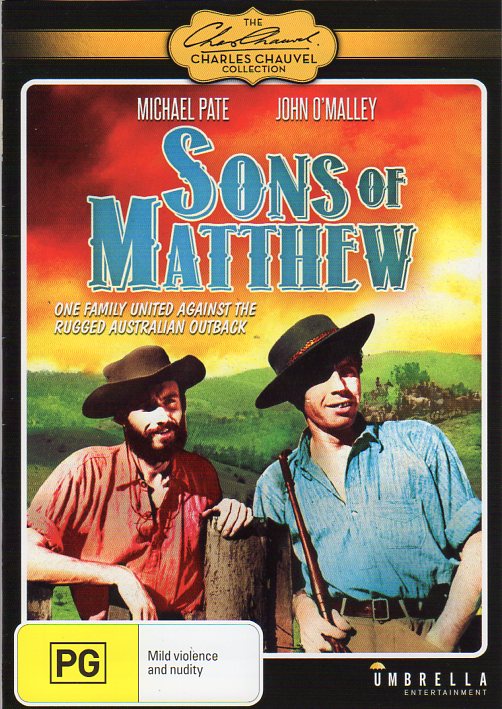 Cat. No. DVDM 1300: SONS OF MATTHEW ~ MICHAEL PATE / JOHN O'MALLEY / WENDY GIBB. GREATER UNION / UNIVERSAL / UMBRELLA DAVID3181.