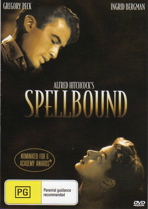 Cat. No. DVDM 1698: SPELLBOUND ~ GREGORY PECK / INGRID BERGMAN. AMSELL NO CAT. #