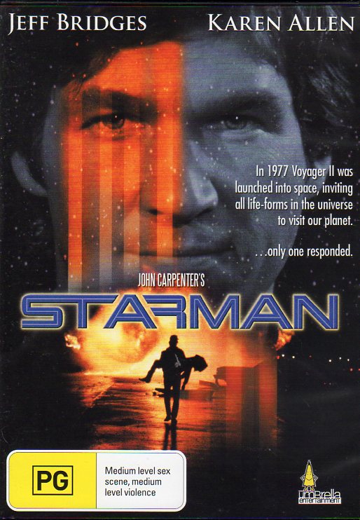 Cat. No. DVDM 1160: STARMAN ~ JEFF BRIDGES / KAREN ALLEN. UMBRELLA DAVID2537.