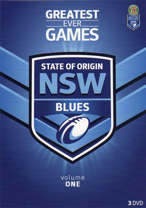 Cat. No. DVDS 1088: STATE OF ORIGIN ~ GREATEST GAMES EVER. VOL.1 - NSW BLUES. BEYOND BHE4616.