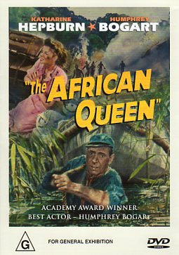 Cat. No. DVDM 1238: THE AFRICAN QUEEN ~ HUMPHREY BOGART / KATHARINE HEPBURN / ROBERT MORLEY. MRA ENT. D091.