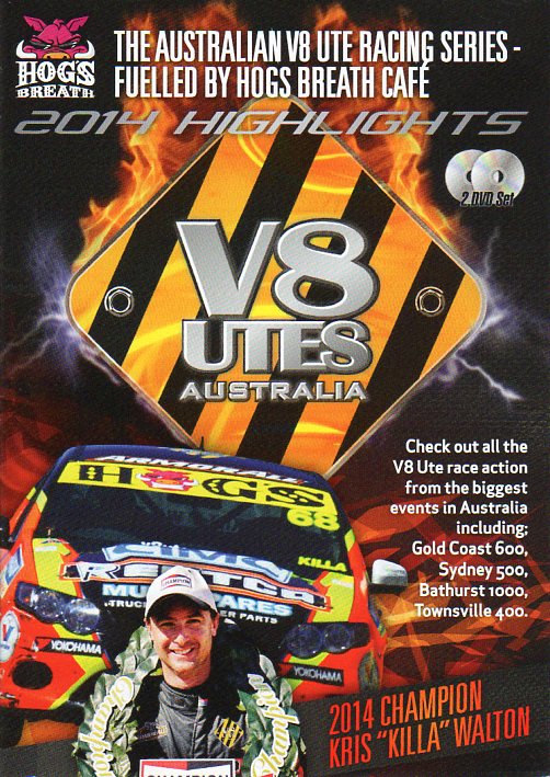 Cat. No. DVDS 1054: 2014 AUSTRALIAN V8 UTE RACING SERIES HIGHLIGHTS. CHEVRON BHE6095