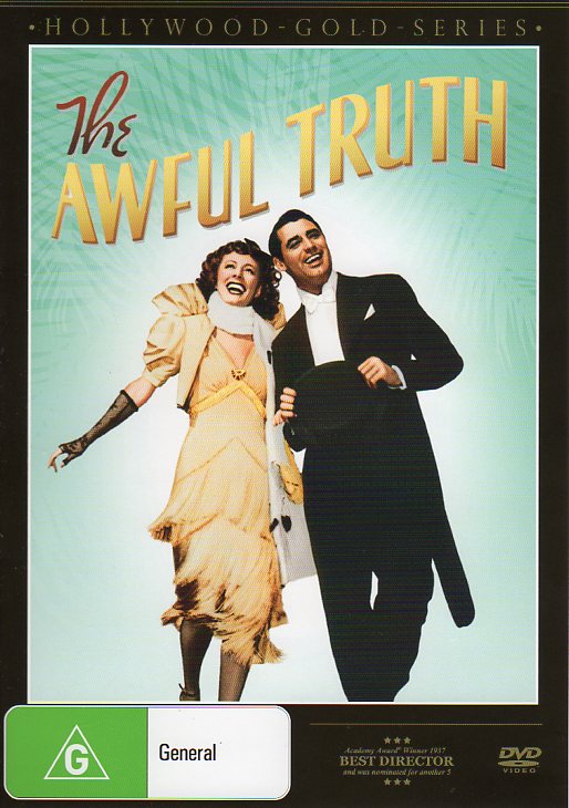 Cat. No. DVDM 1365: THE AWFUL TRUTH ~ CARY GRANT / IRENE DUNNE / RALPH BELLAMY. COLUMBIA / SHOCK KAL3787.