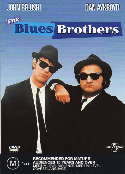 Cat. No. DVD 1358: THE BLUES BROTHERS ~ JOHN BELUSHI / DAN AYKROYD. UNIVERSAL 8203775.