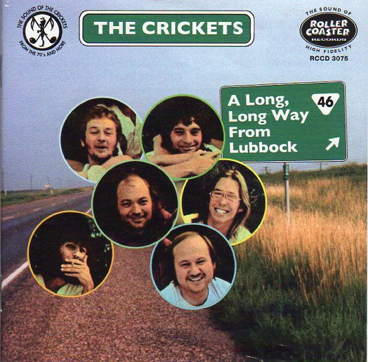 Cat. No. RCCD 3075: THE CRICKETS ~ A LONG, LONG  WAY FROM LUBBOCK. ROLLERCOASTER RCCD 3075.
