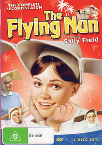 Cat. No. DVDM 1478: THE FLYING NUN - THE COMPLETE SECOND SEASON ~ SALLY FIELD / MADELEINE SHERWOOD / JAMIE FARR. SONY / SHOCK KAL3799
