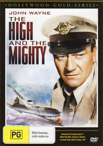 Cat. No. DVDM 1693: THE HIGH AND THE MIGHTY ~ JOHN WAYNE / CLAIRE TREVOR / ROBERT STACK / LARAINE DAY. PARAMOUNT / SHOCK KAL5010.
