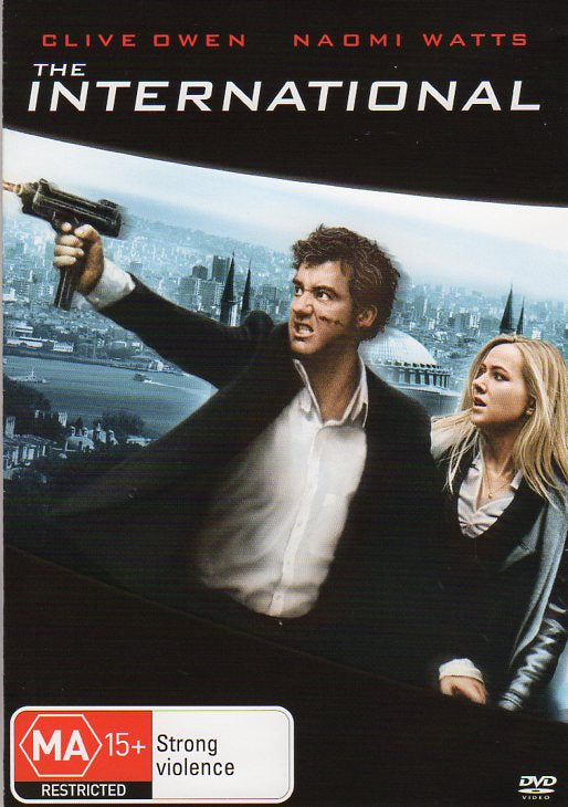 Cat. No. DVDM 1638: THE INTERNATIONAL ~ CLIVE OWEN / NAOMI WATTS. COLUMBIA / SHOCK KAL4641.