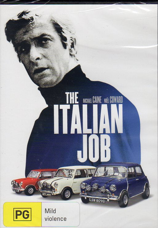 Cat. No. DVDM 1061: THE ITALIAN JOB (ORIGINAL VERSION) ~ MICHAEL CAINE / NOEL COWARD / BENNY HILL / MAGGIE BLYE / RAF VALLONE. PARAMOUNT PAR2038