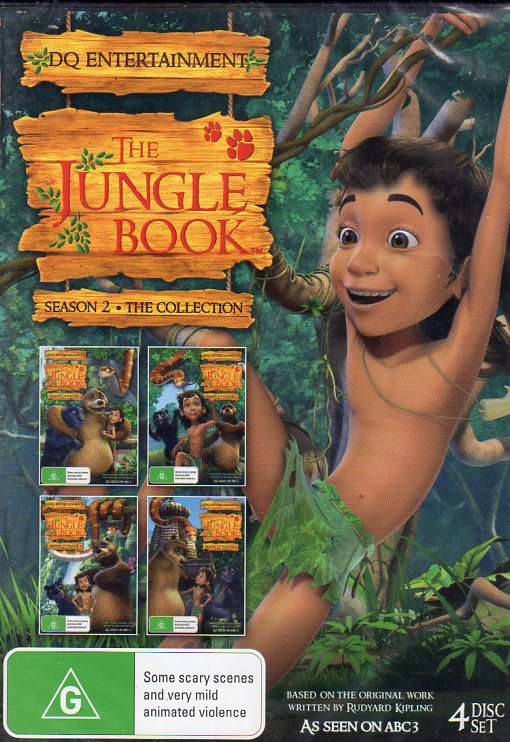 Cat. No. DVDM 1817: THE JUNGLE BOOK: SEASON 2 - THE COLLECTION. SHOCK KAL4003.