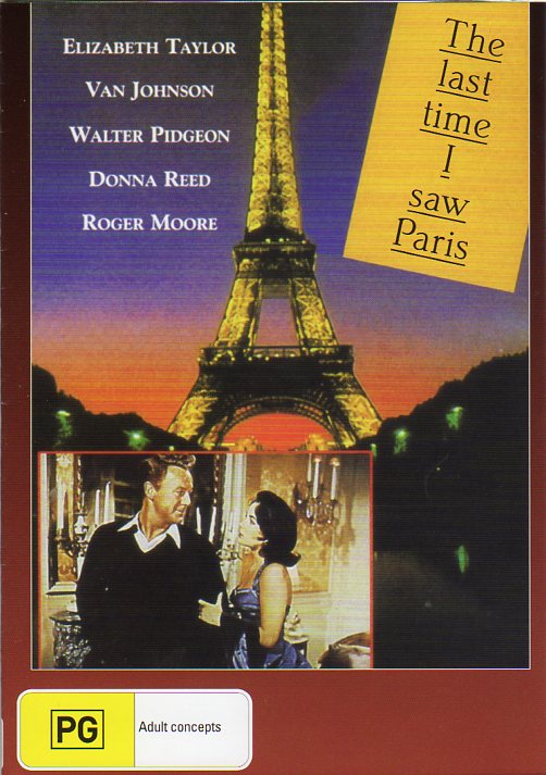 Cat. No. DVDM 1582: THE LAST TIME I SAW PARIS ~ VAN JOHNSON / ELIZABETH TAYLOR / WALTER PIDGEON. BEYOND FV776.