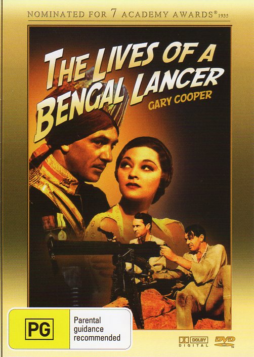 Cat. No. DVDM 1687: THE LIVES OF A BENGAL LANCER ~ GARY COOPER / FRANCHOT TONE / RICHARD CROMWELL. UNIVERSAL / BOUNTY BF41.