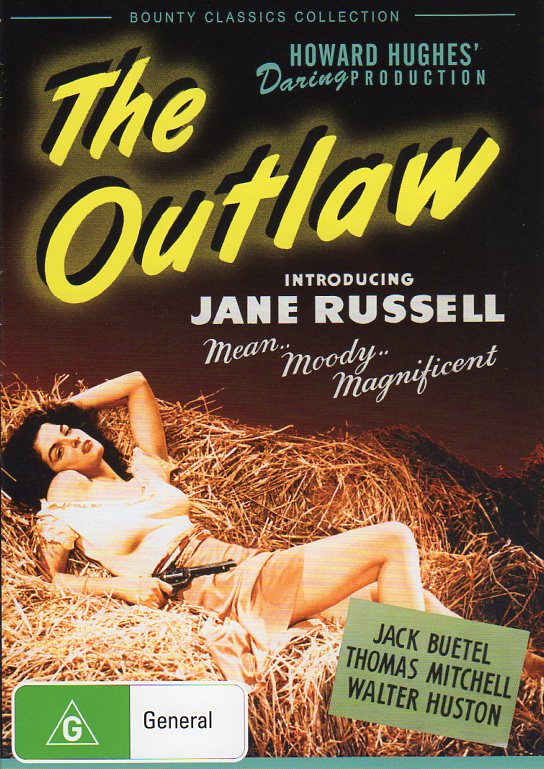 Cat. No. DVDM 1595: THE OUTLAW ~ JANE RUSSELL / JACK BUETEL / THOMAS MITCHELL. BOUNTY BF265.