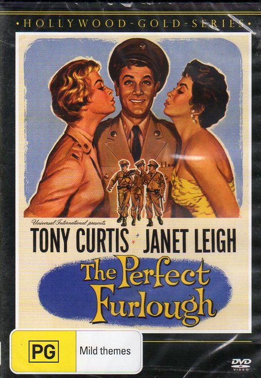 Cat. No. DVDM 1868: THE PERFECT FURLOUGH ~ TONY CURTIS / JANET LEIGH / KEENAN WYNN / ELAINE STRITCH. UNIVERSAL / SHOCK KAL4945.