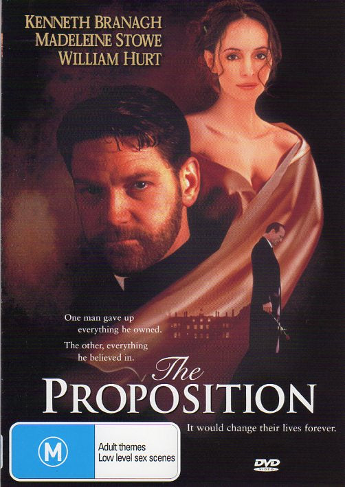 Cat. No. DVDM 1018: THE PROPOSITION ~ WILLIAM HURT / MADELEINE STOWE / KENNETH BRANAGH. PAYLESS PEL1061.