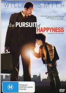 Cat. No. DVDM 1570: THE PURSUIT OF HAPPYNESS ~ WILL SMITH / THANDIE NEWTON / JADEN SMITH. COLUMBIA / SONY D41980.