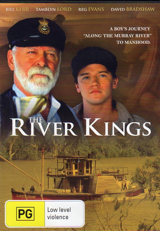 Cat. No. DVDM 1161: THE RIVER KINGS ~ BILL KERR / TAMBLYN LORD / REG EVANS. FILM VICTORIA FV2362.