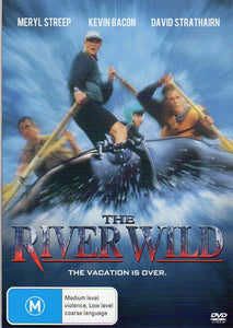 Cat. No. DVDM 1683: THE RIVER WILD ~ MERYL STREEP / KEVIN BACON / DAVID STRATHAIRN. UNIVERSAL / SHOCK KAL4296.