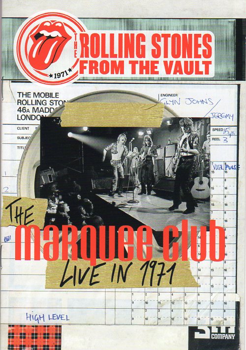 Cat. No. DVD 1426: THE ROLLING STONES ~ FROM THE VAULT - THE MARQUEE CLUB: LIVE IN 1971. EAGLE VISION / SHOCK EAG3687.