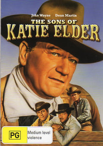 Cat. No. DVDM 1001: THE SONS OF KATIE ELDER ~ JOHN WAYNE / DEAN MARTIN. PARAMOUNT PAR1038.