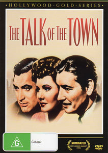Cat. No. DVDM 1352: THE TALK OF THE TOWN ~ CARY GRANT / JEAN ARTHUR / RONALD COLMAN. COLUMBIA / SHOCK KLA4508.