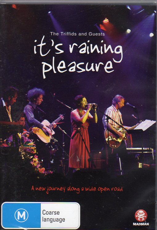 Cat. No. DVD 1446: THE TRIFFIDS & GUESTS ~ IT'S RAINING PLEASURE. MADMAN MMA5018.