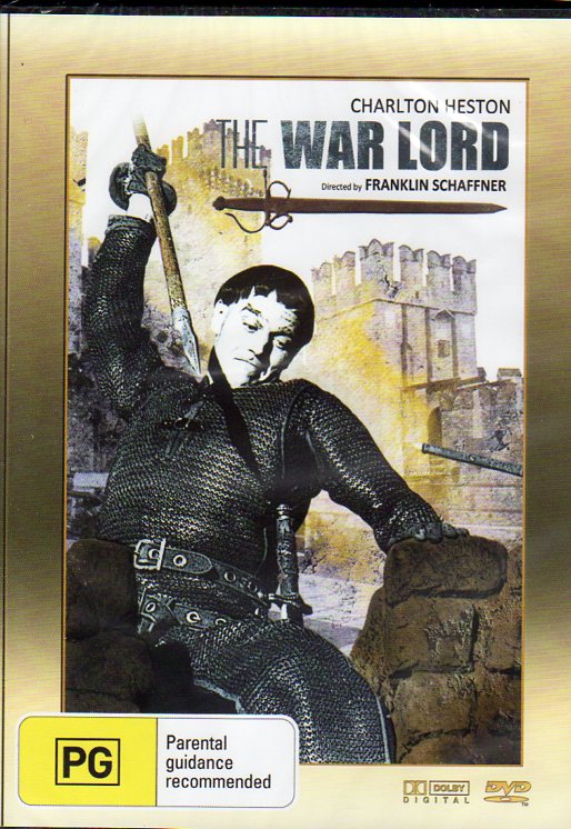 Cat. No. DVDM 1788: THE WAR LORD ~ CHARLTON HESTON / RICHARD BOONE / ROSEMARY FORSYTH / GUY STOCKWELL. UNIVERSAL / BOUNTY BF115