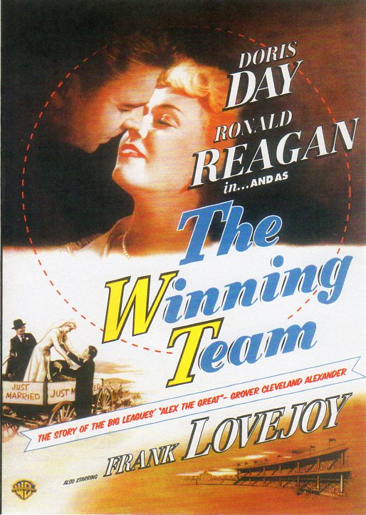 Cat. No. DVDM 1520: THE WINNING TEAM ~ DORIS DAY / RONALD REAGAN / FRANK LOVEJOY. WARNER BROS. 80810