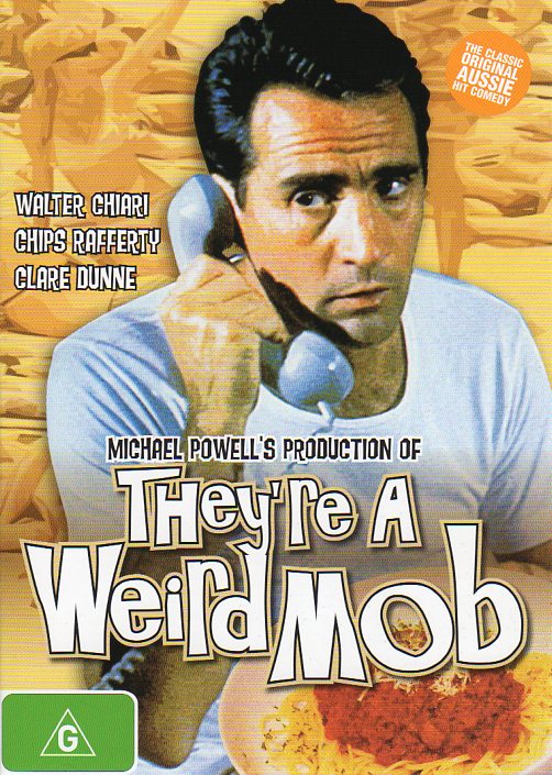 Cat. No. DVDM 1658: THEY'RE A WEIRD MOB ~ WALTER CHIARI / CHIPS RAFFERTY / CLARE DUNNE. MACROVISION C-108141-9.