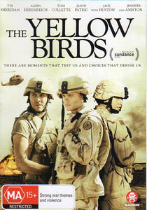 Cat. No. DVDM 1258: THE YELLOW BIRDS ~ TYE SHERIDAN / ALDEN EHRENREICH / TONI COLLETTE. CINELOU / MADMAN MMA9262.