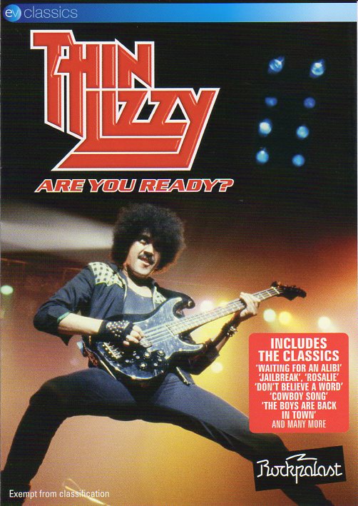 Cat. No. DVD 1422: THIN LIZZY ~ ARE YOU READY? EAGLE VISION / SHOCK KAL1734.