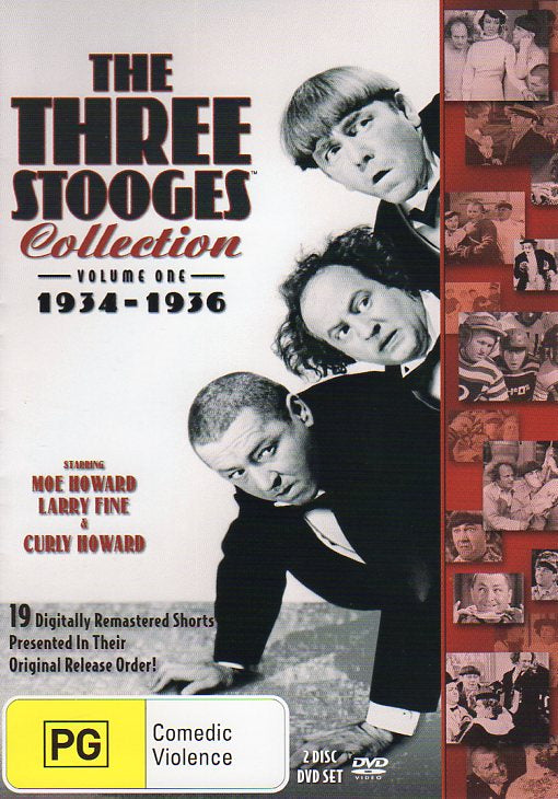 Cat. No. DVDM 1290: THE THREE STOOGES ~ THE THREE STOOGES COLLECTION. VOL. 1. SONY / SHOCK KAL4042.