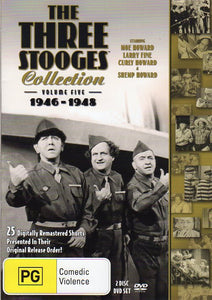 Cat. No. DVDM 1294: THE THREE STOOGES ~ THE THREE STOOGES COLLECTION. VOL. 5. SONY / SHOCK KAL4046.