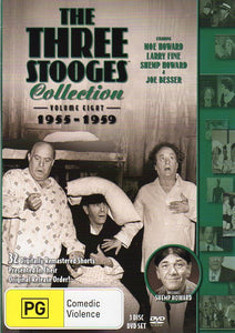Cat. No. DVDM 1297: THE THREE STOOGES ~ THE THREE STOOGES COLLECTION. VOL. 8. SONY / SHOCK KAL4056.