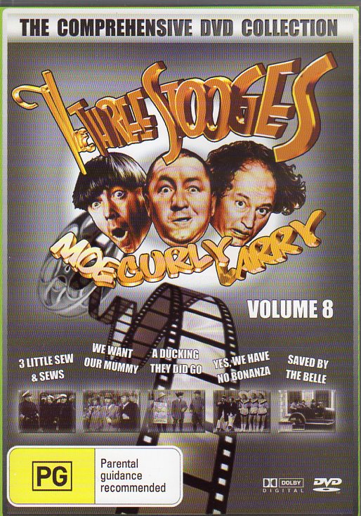 Cat. No. DVDM 1071: THE THREE STOOGES COLLECTION. VOL. 8. ~ THE THREE STOOGES. BOUNTY BF56.