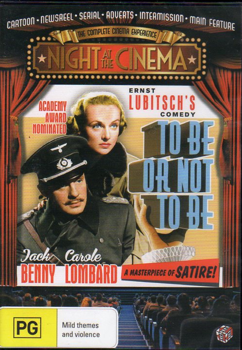 Cat. No. DVDM 1774: TO BE OR NOT TO BE ~ JACK BENNY / CAROLE LOMBARD / ROBERT STACK / FELIX BRESSART. UNIVERSAL / REEL C-122432-9.