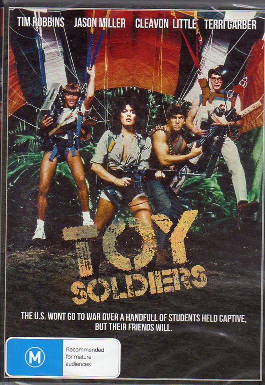 Cat. No. DVDM 1753: TOY SOLDIERS ~ TIM ROBBINS / JASON MILLER / CLEAVON LITTLE / TERRI GARBER. BOUNTY BF369.