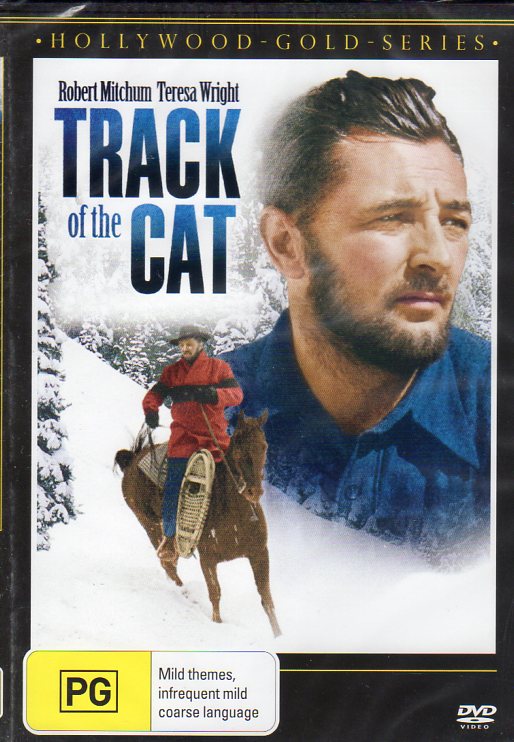 Cat. No. DVDM 1769: TRACK OF THE CAT ~ ROBERT MITCHUM / TERESA WRIGHT / DIANA LYNN / TAB HUNTER. PARAMOUNT / SHOCK KAL5018.