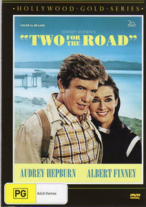 Cat. No. DVDM 1479: TWO FOR THE ROAD ~ AUDREY HEPBURN / ALBERT FINNEY. 20TH CENTURY FOX / VISUAL ENT. VEGD906.