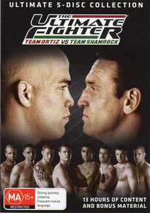 Cat. No. DVDS 1098: THE ULTIMATE FIGHTER - TEAM ORTIZ VS TEAM SHAMROCK. BEYOND BHE4520.