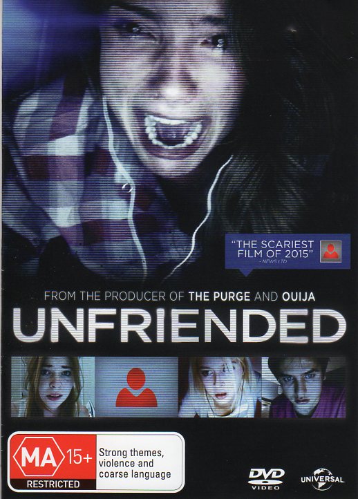 Cat. No. DVDM 1545: UNFRIENDED ~ SHELLEY HENNIG / MOSES STORM / RENEE OLSTEAD. UNIVERSAL / SONY DG0085.