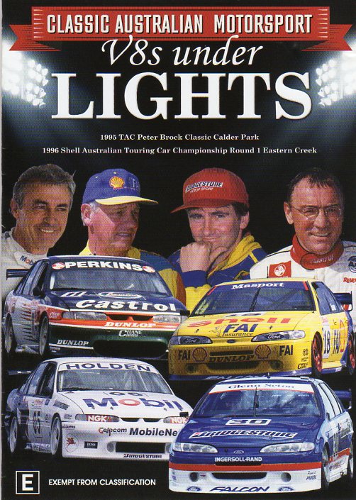 Cat. No. DVDS 1045: CLASSIC AUSTRALIAN MOTORSPORT ~ V8s UNDER LIGHTS. CHEVRON BHE7697.