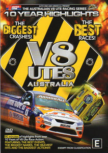 Cat. No. DVDS 1083: THE AUSTRALIAN V8 UTE RACING SERIES ~ 10 YEAR HIGHLIGHTS. CHEVRON BHE5003.